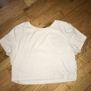 Cropped White T